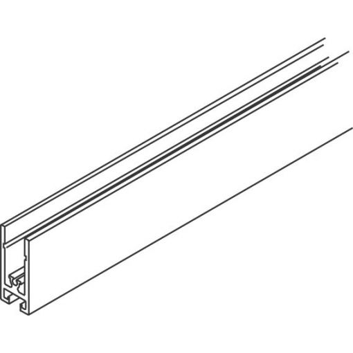 Rahmenprofil Hawa horizontal | Möbelschiebetüren raumhoch