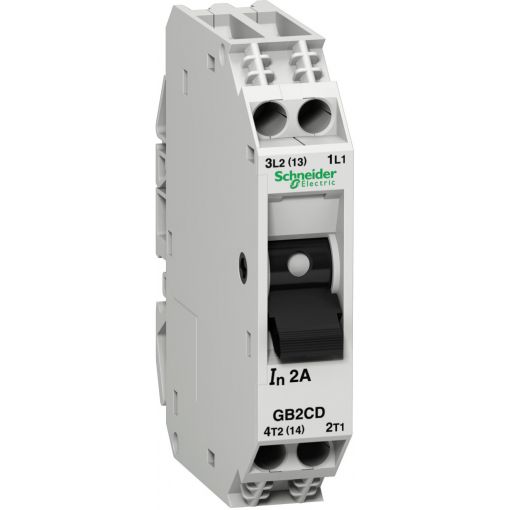 Leistungsschalter GB2, 1-polig, mit Neutralleiter, für Steuerstromkreise, UL-CSA | Leitungsschutzschalter