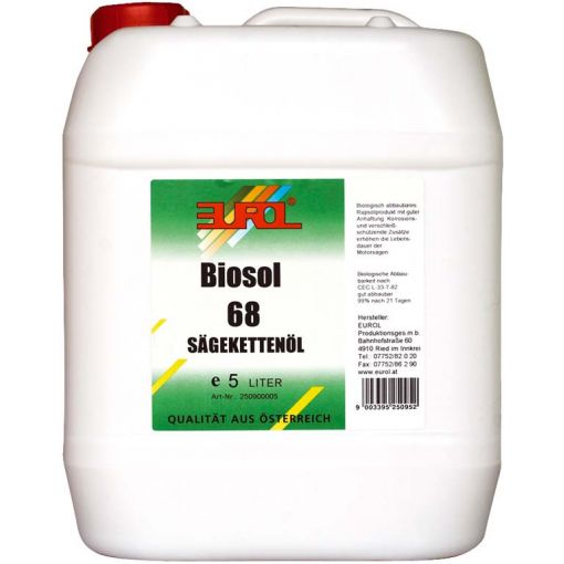 Sägekettenöl Biosol 68 | Kettensägenöle