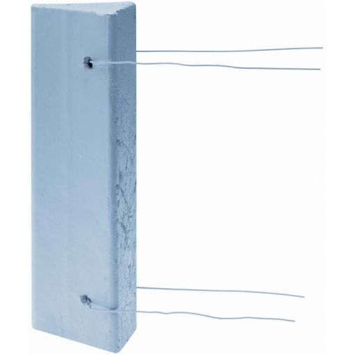 Dreikant-Faserbetonabstandhalter mit 2 Drähten, PVC-frei | Abstandhalter, Drunterleisten, Fugenprofile