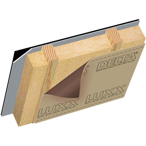 Luft- und Dampfbremse DELTA®-LUXX | Dachbahnen, Fassadenbahnen, Grundmauerschutz