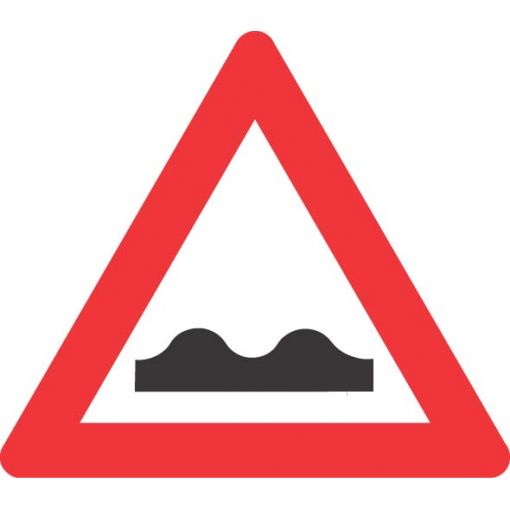Gefahrenzeichen § 50/1 „Querrinne“ oder „Aufwölbung“ | Baustellenverkehrszeichen, Straßenverkehrszeichen