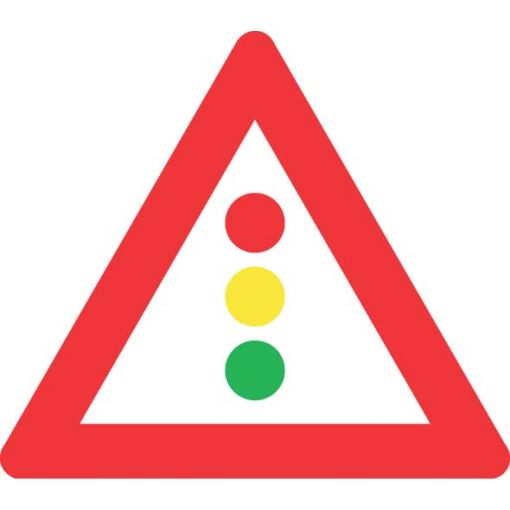 Gefahrenzeichen § 50/15 „Vorankündigung eines Lichtzeichens“ | Baustellenverkehrszeichen, Straßenverkehrszeichen