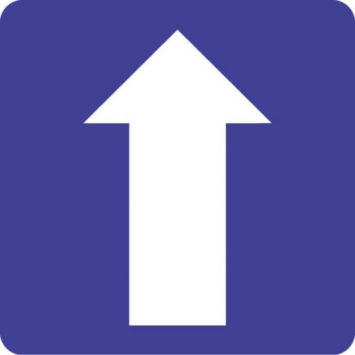 Hinweiszeichen § 53/7 „Ende des Gegenverkehrs“ | Baustellenverkehrszeichen, Straßenverkehrszeichen