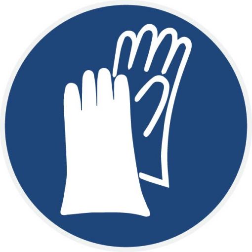 Gebotsschild „Schutzhandschuhe tragen“ | Schutzschilder, Warnhinweise