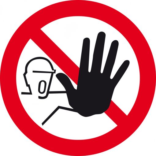 Verbotsschild „Unbefugten Zutritt verboten“ | Verbotszeichen