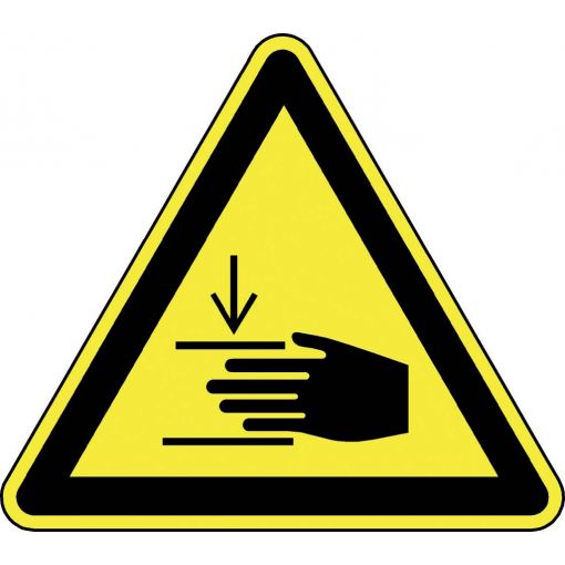 Warnzeichen „Warnung vor Handverletzung“ | Schutzschilder, Warnhinweise
