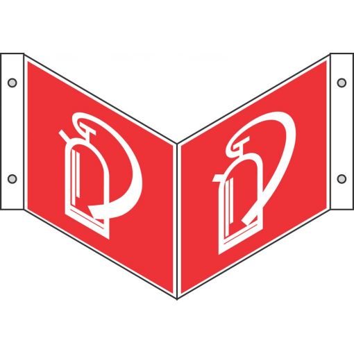 Winkelschild „Feuerlöschgerät“ | Schutzschilder, Warnhinweise