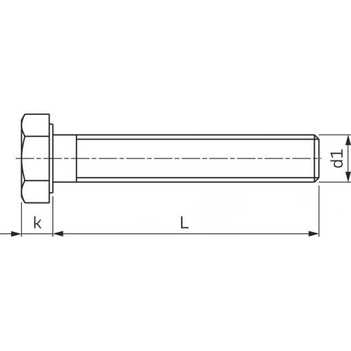Sechskantschrauben DIN 933/ISO 4017, Messing, vernickelt | Metrische Schrauben