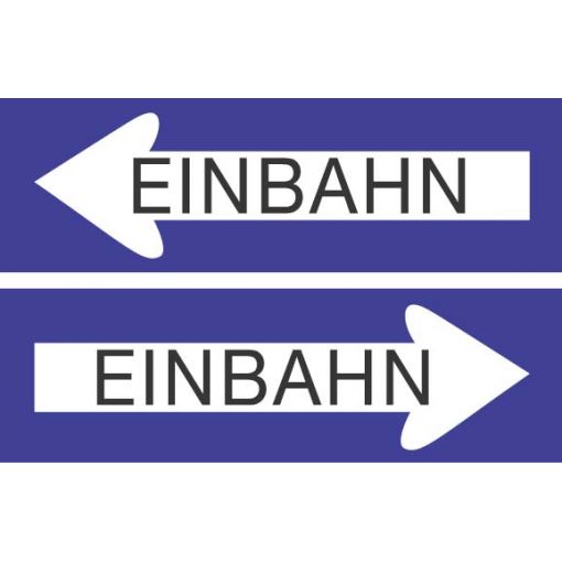 Hinweiszeichen § 53/10 „Einbahnstraße“ | Baustellenverkehrszeichen, Straßenverkehrszeichen