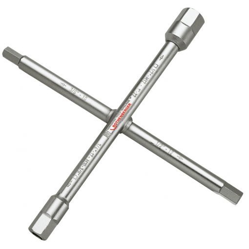 Sanitär-Kreuzschlüssel mit 10-fach-Funktion | Handwerkzeuge Sanitär