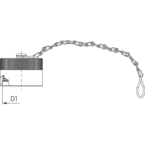 Staubkappe für Muffe Rohrleitungskupplung, Aluminium | Rohrleitungskupplungen