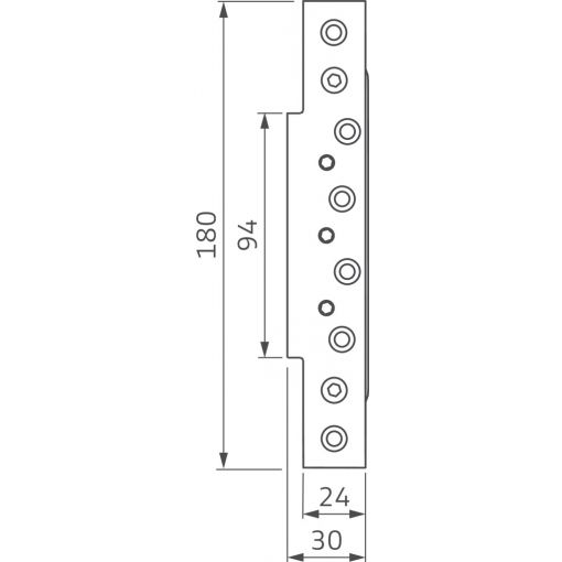 Aufnahmeelement für A-STX-Bänder | Türbänder