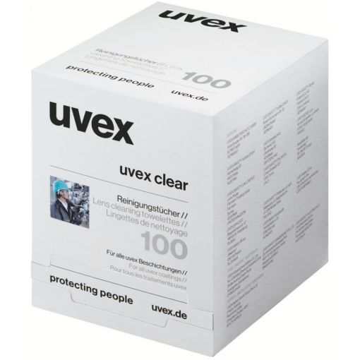 Feuchtreinigungstücher uvex clear 9963 | Brillenreinigung, Aufbewahrungsboxen