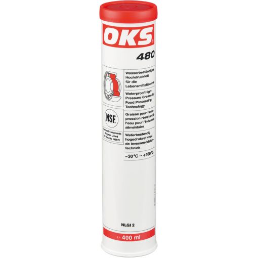 Wasserbeständiges Hochdruckfett OKS® 480 | Lebensmittelechte Schmierfette