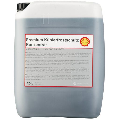 Shell Kühlerfrostschutz Premium Konzentrat | Kühlerfrostschutz