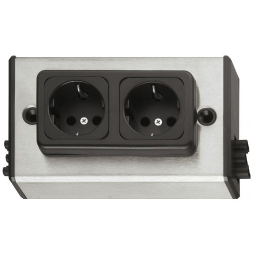 Schuko-Doppelsteckdose für LED Paneelleuchtensystem | LED-Systeme 230 V
