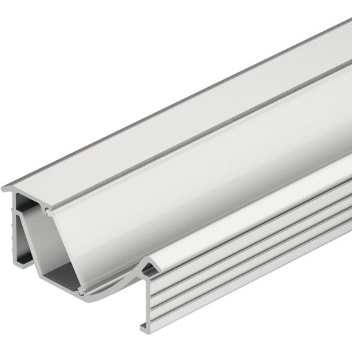 Einbau-Aluminiumprofil Loox 1193, abgewinkelt, flächenbündig | LED-Zubehör