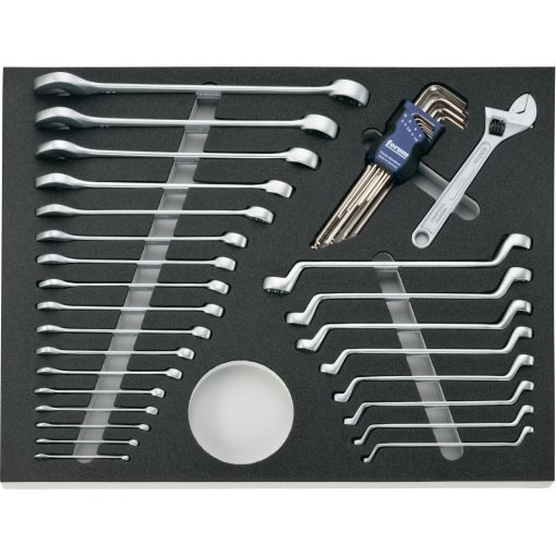 Werkzeugmodul S&#039;n&#039;S, für Lista-Schubladen, Ringmaulschlüssel | Werkstattwagen, Montagerollen