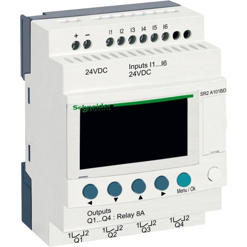 Schaltmodul Zelio Logic, 24 V DC, kompakt, mit Display | Steuerungen