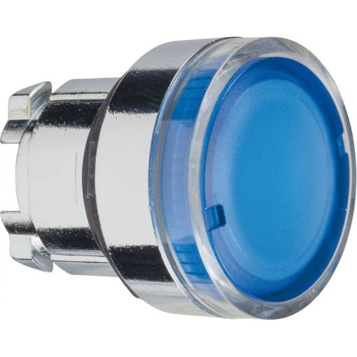 Leuchtdrucktaster ZB4, Metall, 22 mm, rund, bündig, Kalotte glatt, für Glühlampe, LED | Befehl-Meldegeräte