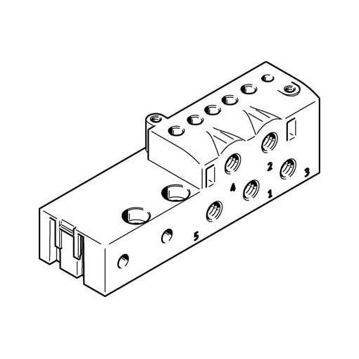 Einzelanschlussplatte MHA2-AS-M5, Festo | Zubehör für Ventile