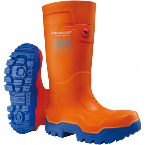 Sicherheitsstiefel S5 Purofort® FieldPRO Thermo+ Full Safety, orange | Sicherheitsstiefel, Berufsstiefel