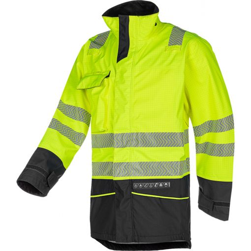 Warnschutz-Regenjacke Torvik mit Störlichtbogenschutz | Multinorm Arbeitskleidung, Flammschutzkleidung
