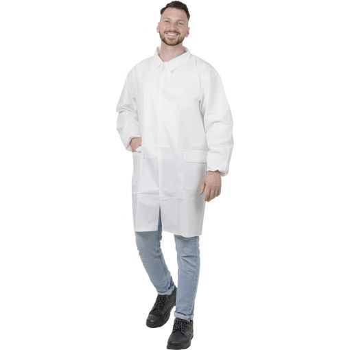 Einweg-Kittel LeiKaTech® PB 6-B | Einwegschutzkleidung, Chemikalienschutzkleidung