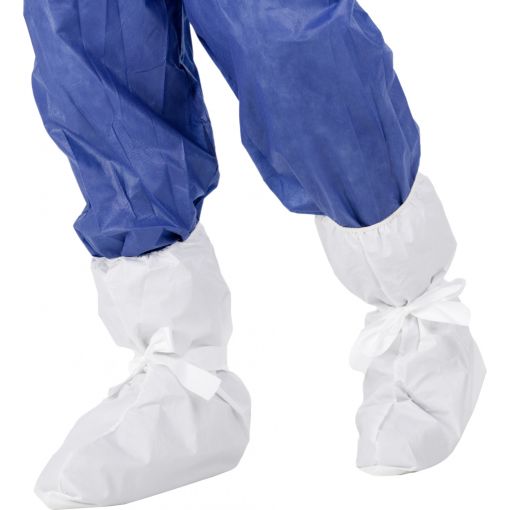 Einweg-Überziehstiefel LeiKaTech® Anti-Slide, mit Wadenschutz | Einwegschutzkleidung, Chemikalienschutzkleidung