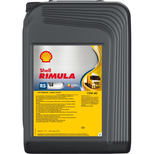 Nfz-Motoröl Shell Rimula R5 LE 10W-40 | Nutzfahrzeug-Motoröle
